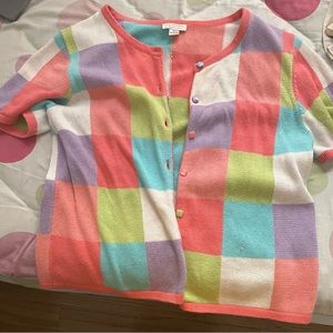 CHRISTOPHER AND BANKS Vintage Y2K button-down sweater